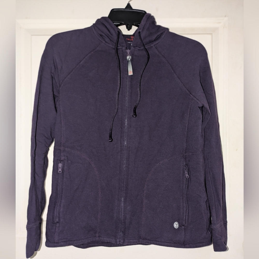 Talbots Pima Cotton Zip Up Hoodie